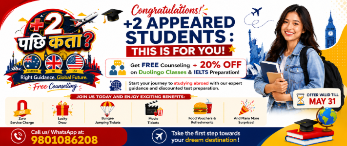 Students studying abroad